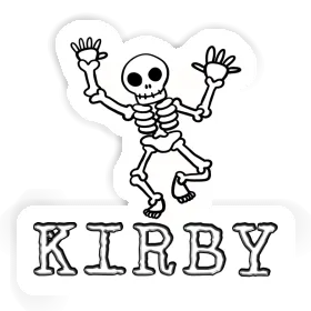 Kirby Sticker Skeleton Image