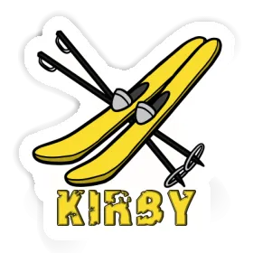 Ski Sticker Kirby Image