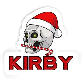 Sticker Christmas Skull Kirby Image