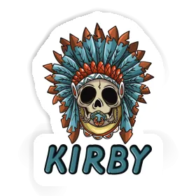 Kirby Sticker Baby-Skull Image