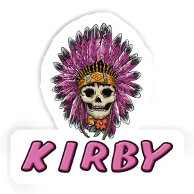 Sticker Kirby Womens Skull Image