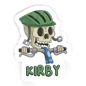 Sticker Bicycle Rider Kirby Image