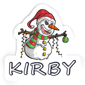 Kirby Sticker Snowman Image