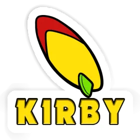 Kirby Sticker Surfboard Image