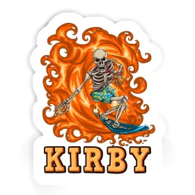 Kirby Sticker Surfer Image