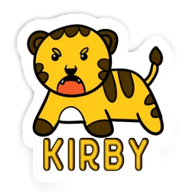 Kirby Sticker Baby Tiger Image