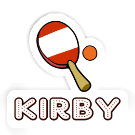 Table Tennis Paddle Sticker Kirby Image