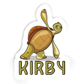 Yoga Turtle Sticker Kirby Image