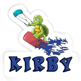 Kirby Sticker Kitesurfer Image