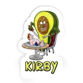 Kirby Autocollant Avocat Image