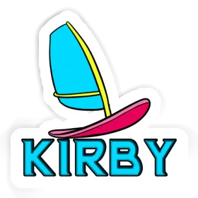 Kirby Sticker Windsurf Board Image