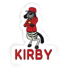 Sticker Zebra Kirby Image