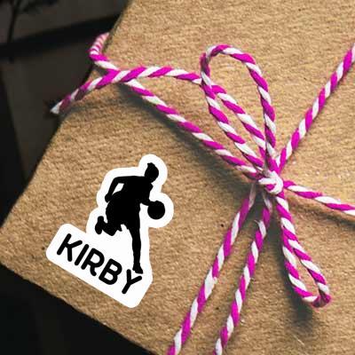 Kirby Autocollant Joueuse de basket-ball Gift package Image