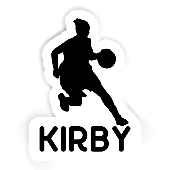 Kirby Autocollant Joueuse de basket-ball Image