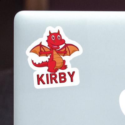 Kirby Autocollant Bébé dragon Laptop Image