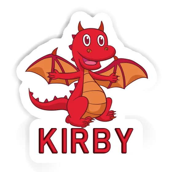 Kirby Autocollant Bébé dragon Image