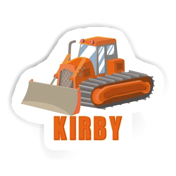 Sticker Excavator Kirby Laptop Image