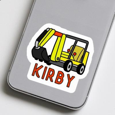 Sticker Kirby Mini-Excavator Image