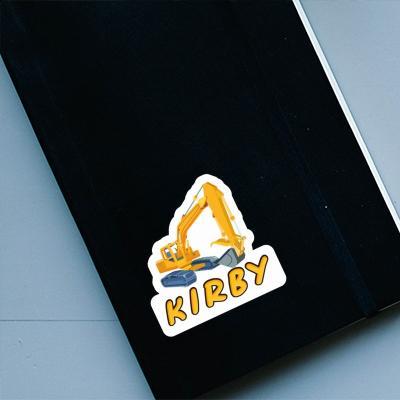 Sticker Kirby Excavator Image