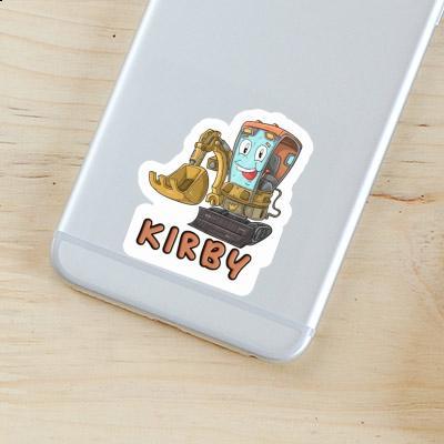 Sticker Kirby Excavator Laptop Image