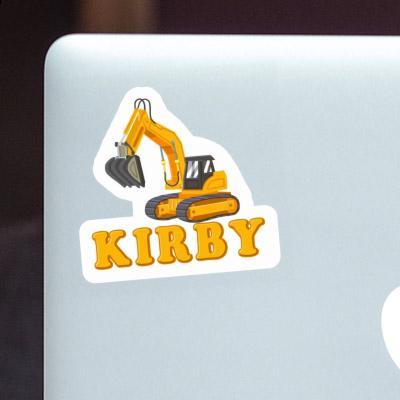 Sticker Excavator Kirby Image