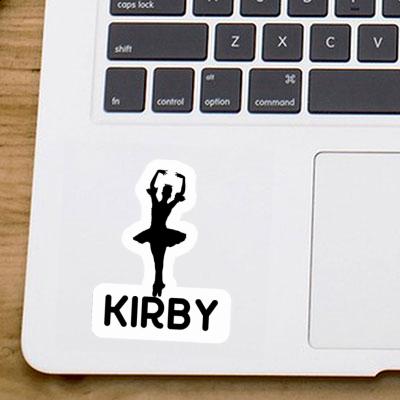 Kirby Autocollant Ballerine Laptop Image