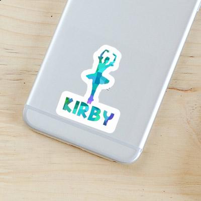 Kirby Sticker Ballerina Laptop Image