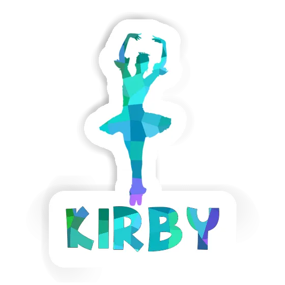 Kirby Sticker Ballerina Laptop Image