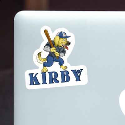 Aufkleber Baseball-Hund Kirby Laptop Image