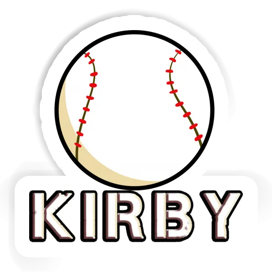 Sticker Baseball Ball Kirby Notebook Image