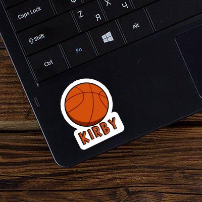 Kirby Autocollant Ballon de basketball Laptop Image