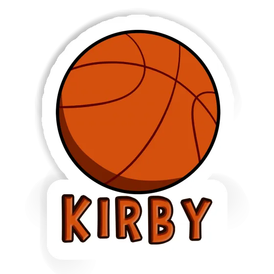 Sticker Kirby Basketball Notebook Image