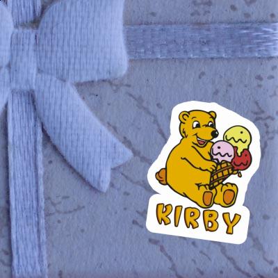 Sticker Ice Cream Bear Kirby Image