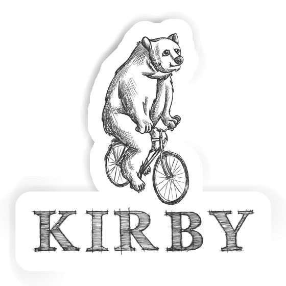 Sticker Kirby Bicycle rider Image