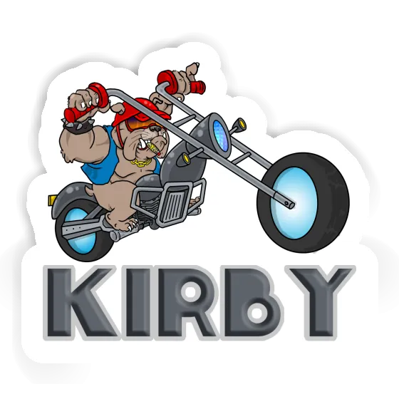 Biker Sticker Kirby Image