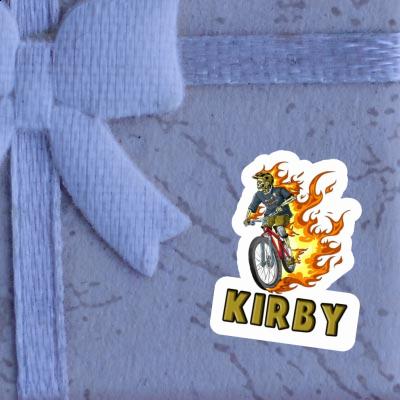 Autocollant Biker Freeride Kirby Laptop Image