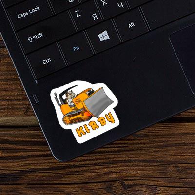 Bulldozer Autocollant Kirby Laptop Image