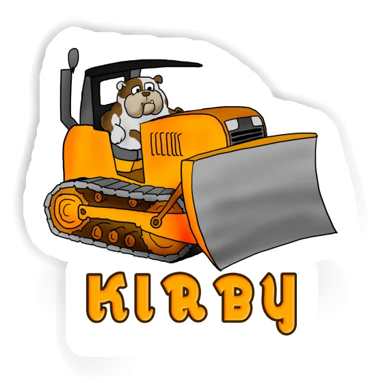 Sticker Kirby Bulldozer Gift package Image