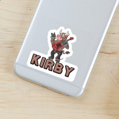 Sticker Kirby Guitarist Image