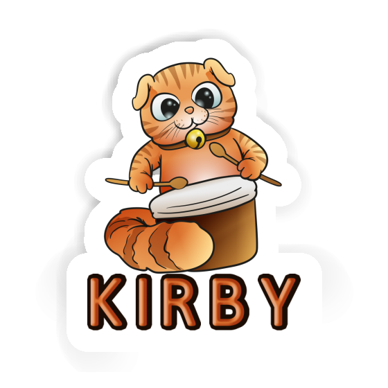 Trommler-Katze Sticker Kirby Gift package Image