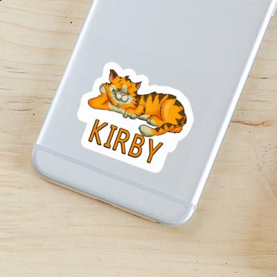 Sticker Katze Kirby Laptop Image