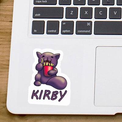 Kirby Autocollant Chat-frites Gift package Image