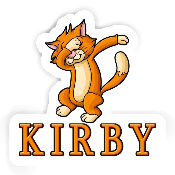 Kirby Sticker Dabbing Cat Gift package Image