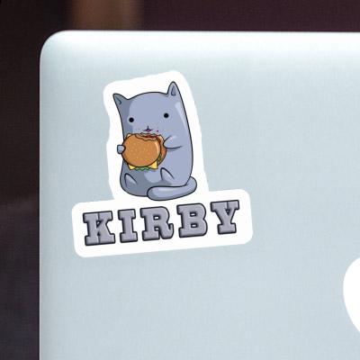 Kirby Sticker Cat Laptop Image