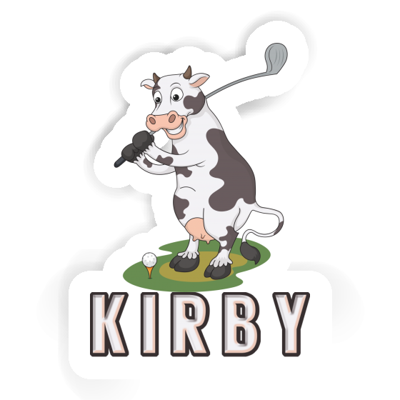 Golf Cow Sticker Kirby Image