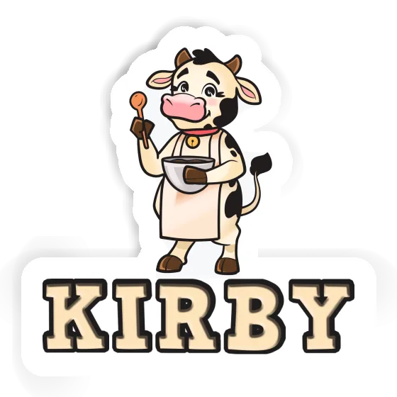 Kirby Sticker Cook Laptop Image