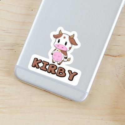 Cow Sticker Kirby Notebook Image