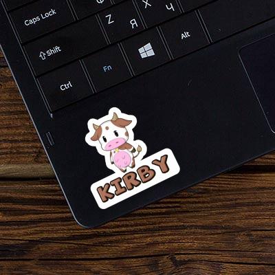 Autocollant Vache Kirby Laptop Image