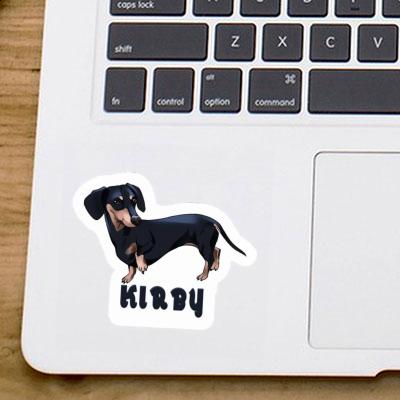 Sticker Kirby Dachshund Gift package Image