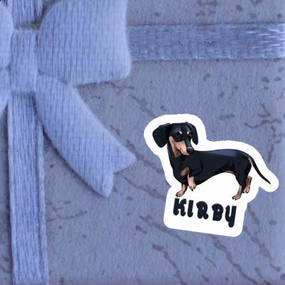 Sticker Kirby Dachshund Laptop Image